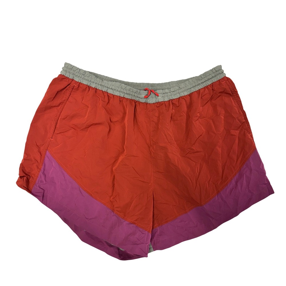 Lululemon Choose a Side Reversible Short Red Pink Grey Colorblock Womens 12